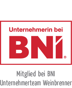 Ich bin seit 2015 Mitglied im BNI Unternehmerteam Weinbrenner in Karlsruhe.