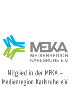 Ich bin seit 2014 Mitglied im der MEKA - Medienregion Karlsruhe e.V.